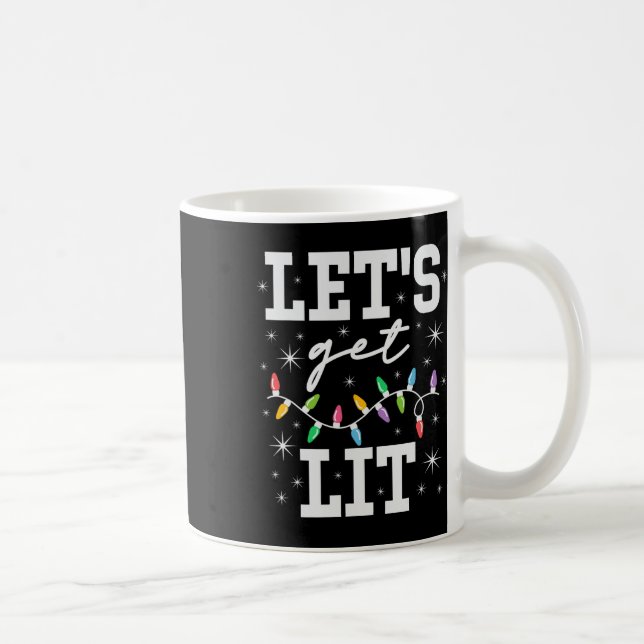 Caneca De Café Vamos Fica Engraçado Presentes De Natal (Direita)