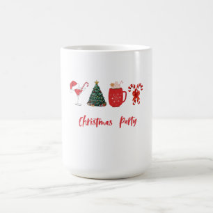 Caneca De Café Vamos Ficar Alegre – Festa de Natal Divertida