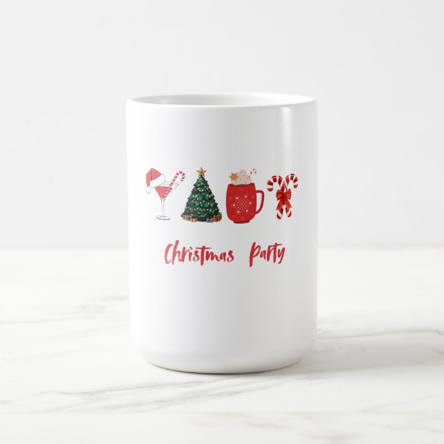 Caneca De Café Vamos Ficar Alegre – Festa de Natal Divertida (Centro)