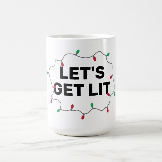 Caneca De Café Vamos Ficar Engraçados Citando Férias de Natal (Centro)