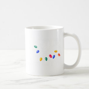 Caneca De Café Vamos Ficar Iluminados Luzes de Natal