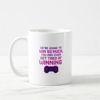 Caneca De Café Vamos ganhar tanto - Pixel Gamer Mug