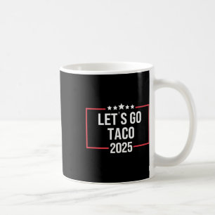 Caneca De Café Vamos Lá Camisa Política Divertida de Tarifa Comer