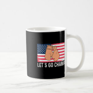 Caneca De Café Vamos Lá Campeão Kickboxing Boxe Esportes Lutador