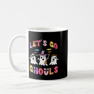 Caneca De Café Vamos lá fantasmas divertidos fantasmas de hallowe