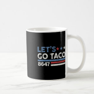 Caneca De Café Vamos Lá Taco 8647 Bandeira dos EUA 86 47 Homens M
