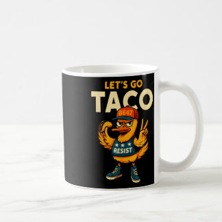 Caneca De Café Vamos Lá Taco Engraçado Trump Sempre Desiste 16 