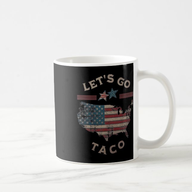 Caneca De Café Vamos Lá Taco Paródia Divertida  (Direita)