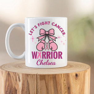 Caneca De Café Vamos lutar contra o câncer, conscientização sobre