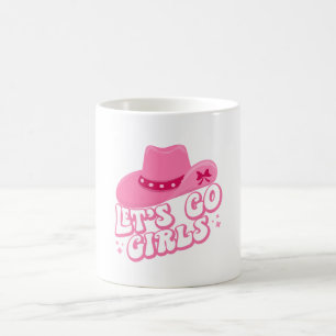 Caneca De Café Vamos Meninas, Viagem de Meninas, Gráfico Retro
