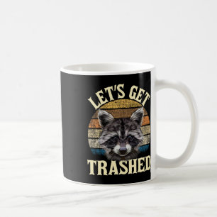 Caneca De Café Vamos nos Embriagar - Amante de Guaxinim Retro Div