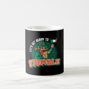 Caneca De Café Vamos nos Preparar para Tropeçar Divertido
