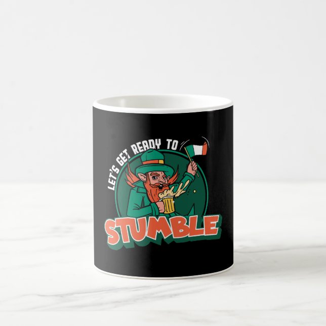 Caneca De Café Vamos nos Preparar para Tropeçar Divertido (Centro)