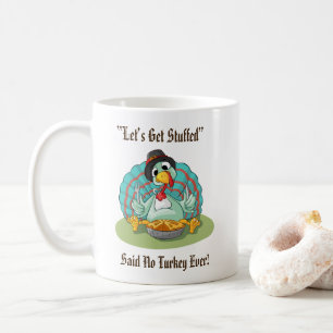 Caneca De Café Vamos pegar o feriado de Ação de Graças na Turquia