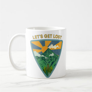 Caneca De Café Vamos perder-nos em caminhadas vintage