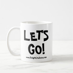 Caneca De Café Vamos!  Pinos Em Todo Lugar!Caneca