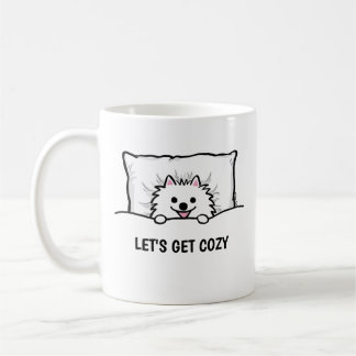 Caneca De Café Vamos Pomeraniano Branco Adorável Obtenha informaç