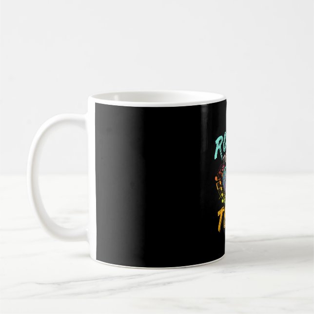 Caneca De Café Vamos Rock n Roll Guitar (Esquerda)