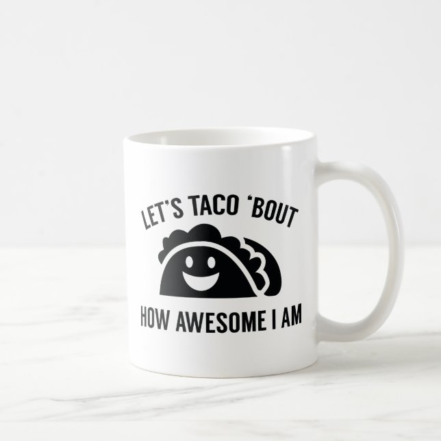 Caneca De Café Vamos Taco 'Bout (Direita)