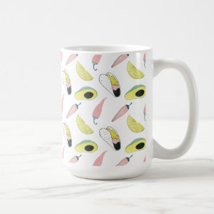 Caneca De Café Vamos Taco Sobre Amor  Círculo de elemento do TAC
