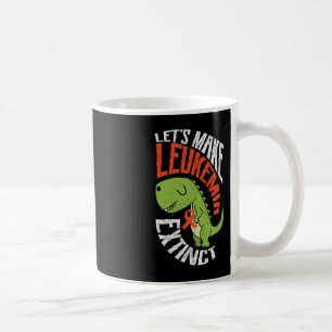 Caneca De Café Vamos Tornar A Leucemia Extinta O Dinossauro Hemat