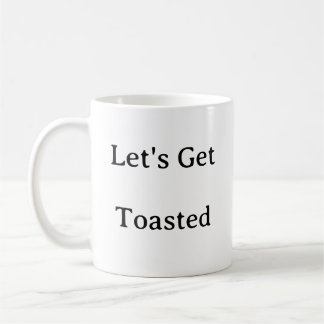 Caneca De Café Vamos Torrado - Engraçado Acampamento Fogo Gif