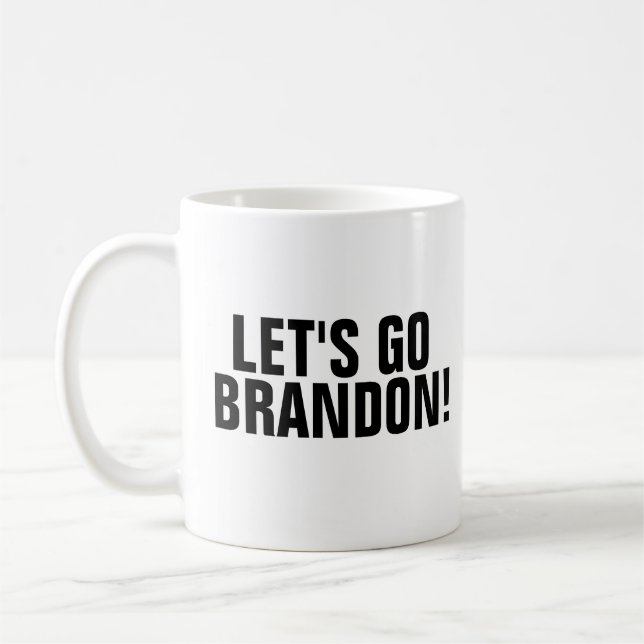 CANECA DE CAFÉ VAMOS VÁ BRANDON! MACHOS DE CAFÉ (Esquerda)