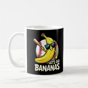 Caneca De Café Vamos Vai Bananas Engraçado Banana Lover