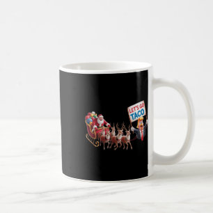 Caneca De Café Vamos Vai Taco - Engraçado Sleigh Com Papai Noel