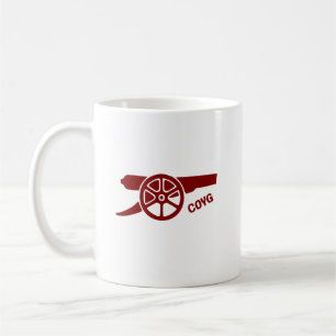 Caneca De Café Vamos você Gunners COYG