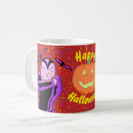 Caneca De Café Vampire Halloween Mug