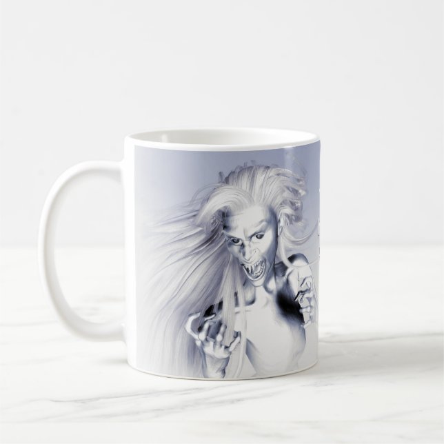 Caneca De Café Vampiro de gelo. Personalizado (Esquerda)