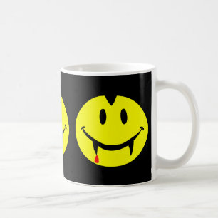 Caneca De Café vampiro emoji dracula