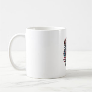 Caneca De Café Vampiro Patriótico Senhor da Liberdade Monstro de