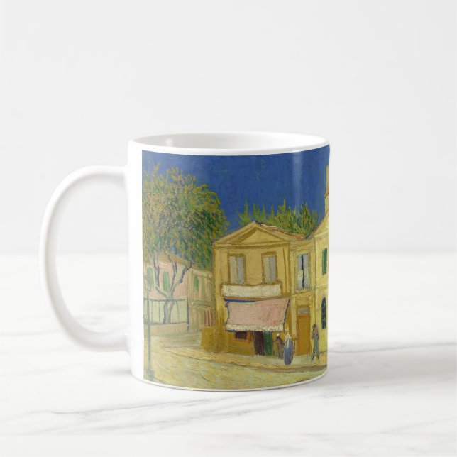 Caneca De Café Van Gogh | a casa amarela | 1888 (Esquerda)