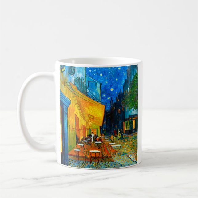Caneca De Café Van Gogh Café Terrace à Noite (Esquerda)