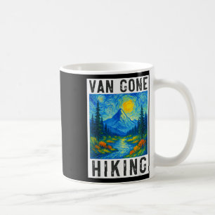 Caneca De Café Van Gogh Caminhando, Acampando Montanhas Natureza,