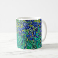 Van Gogh Irises. impressionismo floral azul