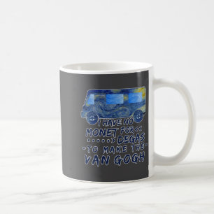 Caneca De Café Van Gogh Monet Degas Artista Trocadilho Divertido