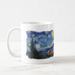 Caneca De Café Van Gogh * noite estrelado<br><div class="desc">A noite estrelado por Van Gogh. Visite por favor minha loja para um design mais interessante e uma mais escolha da cor. =>     zazzle.com/iwheels*</div>