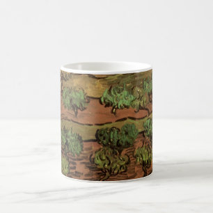 Caneca De Café Van Gogh Olive Trees Contra um Morro