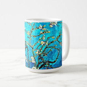 Caneca De Café Van Gogh - Ramificações com Flor de Amêndoa