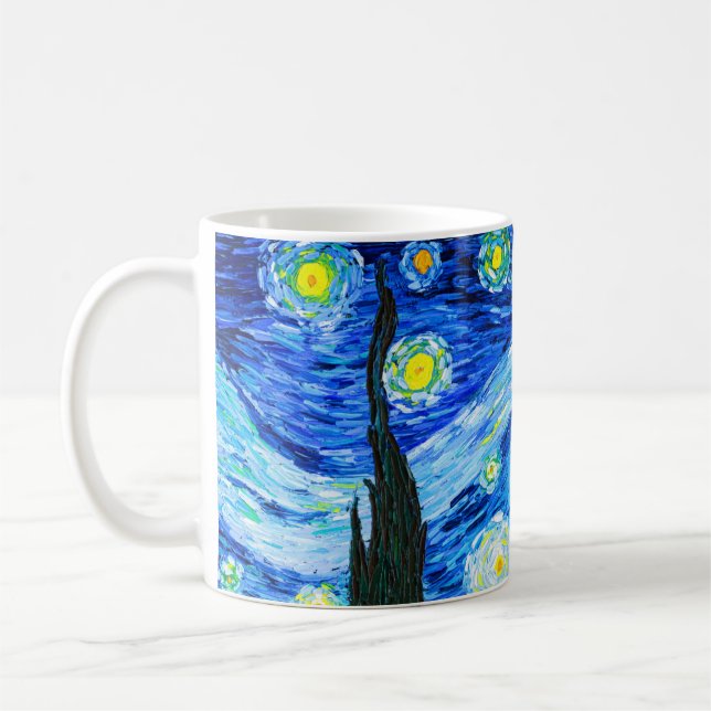 Caneca De Café Van Gogh Starry Night (Esquerda)