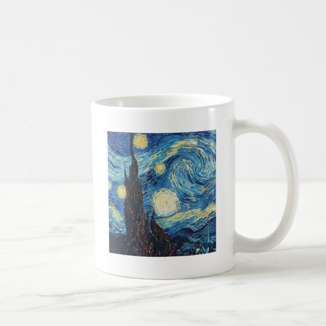 Caneca De Café Van Gogh Starry Night Classism Arte (Direita)