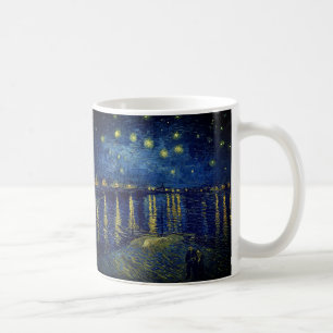 Caneca De Café Van Gogh - Starry Night Over The Rhone