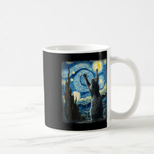 Caneca De Café Van Gogh Starry Night Style Artístico Russo Azul
