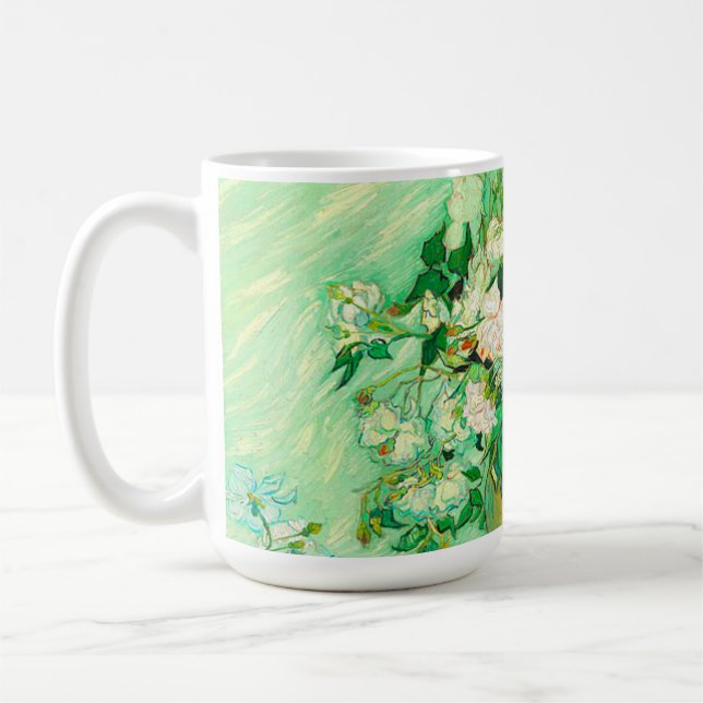 Caneca De Café Van Gogh White Roses (Esquerda)