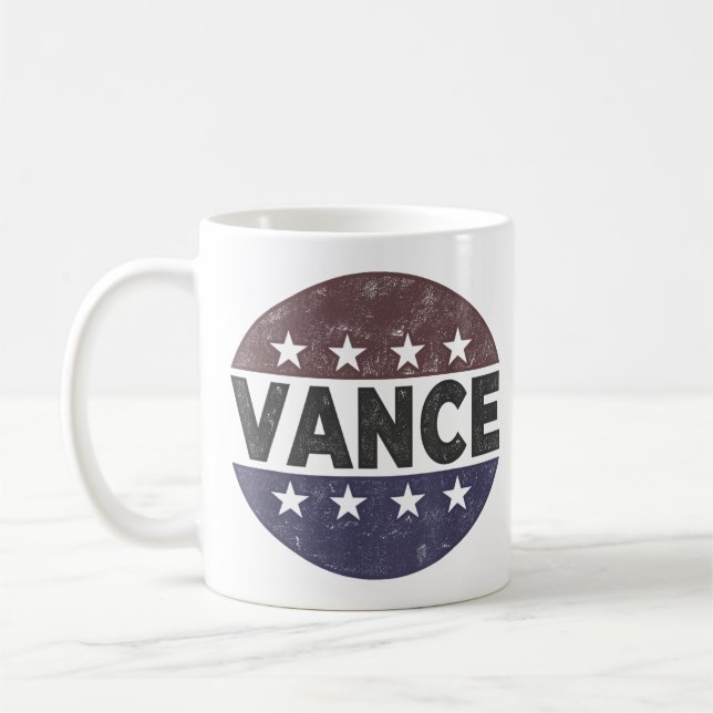 Caneca De Café Vance 2028 JD Vance Presidente 2028 (Esquerda)