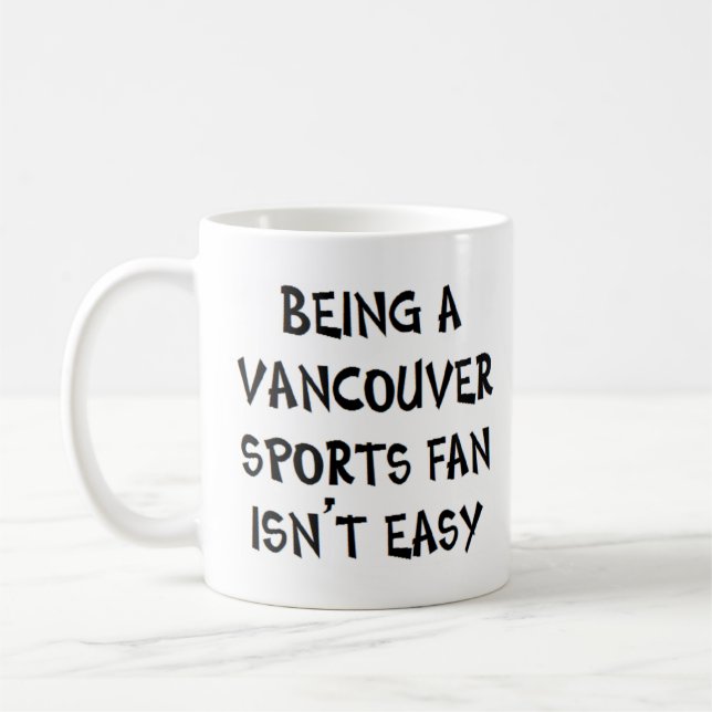 Caneca De Café vancouver sports fan, being (Esquerda)