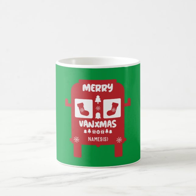 Caneca De Café Vanlife Natal e presentes de Natal (Centro)